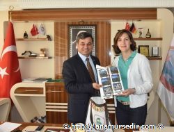 Anamur, Karde Kent Almanya Bingen'den Gelen Michaela Heintke'yi Arlad
