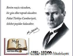 MYD 10 KASIMDA ATATÜRK'Ü KONFERANSLA ANIYOR
