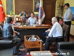 Anamur Turizm ve K�lt�r Derne�inden Ba�kana Ziyaret