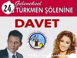24. GELENEKSEL T�RKMEN ��LEN� PAZAR G�N� ERDEML�'DE YAPILIYOR